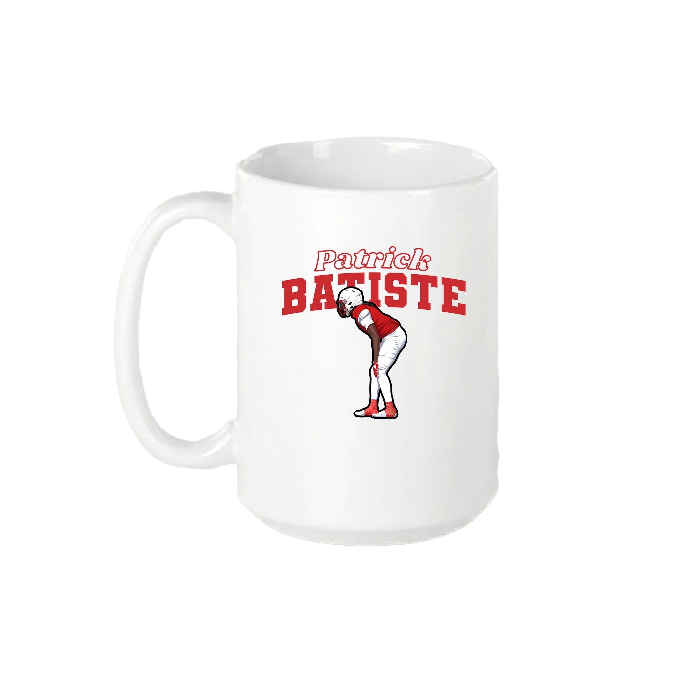 15oz Coffee Mug — Name Arch in White