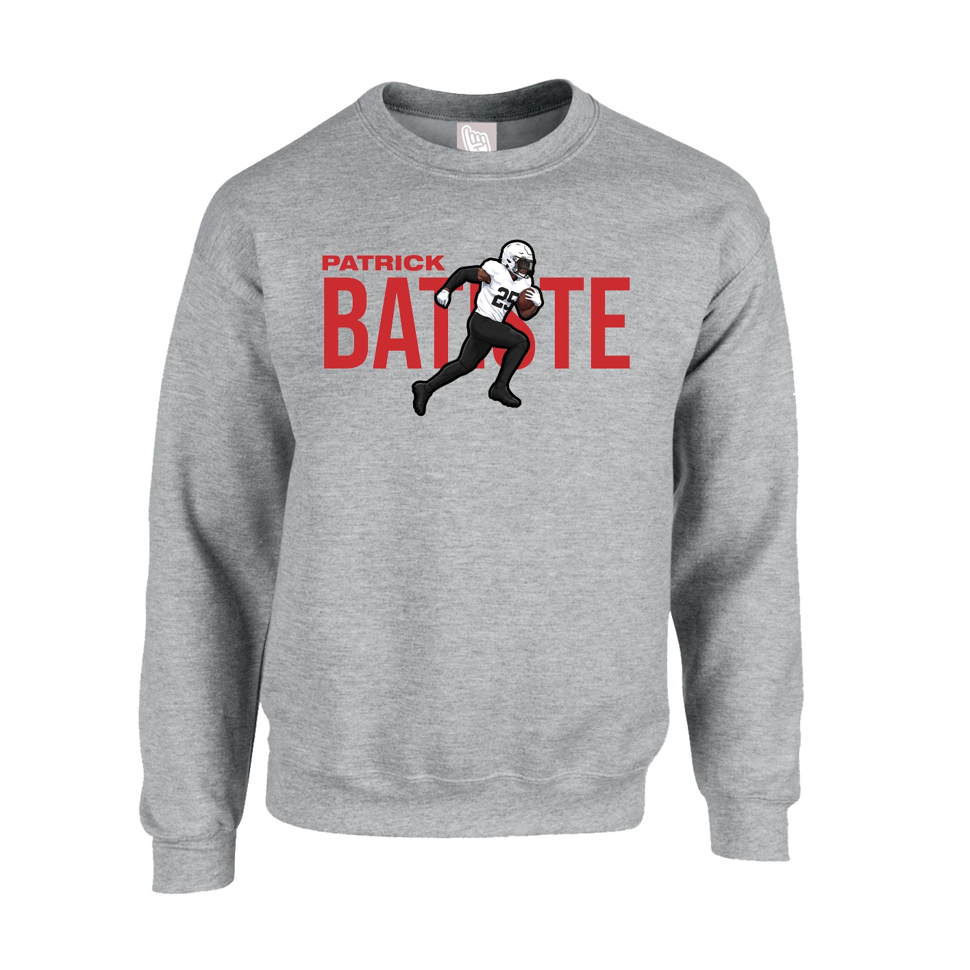Fleece Crew — Player Name in Grey