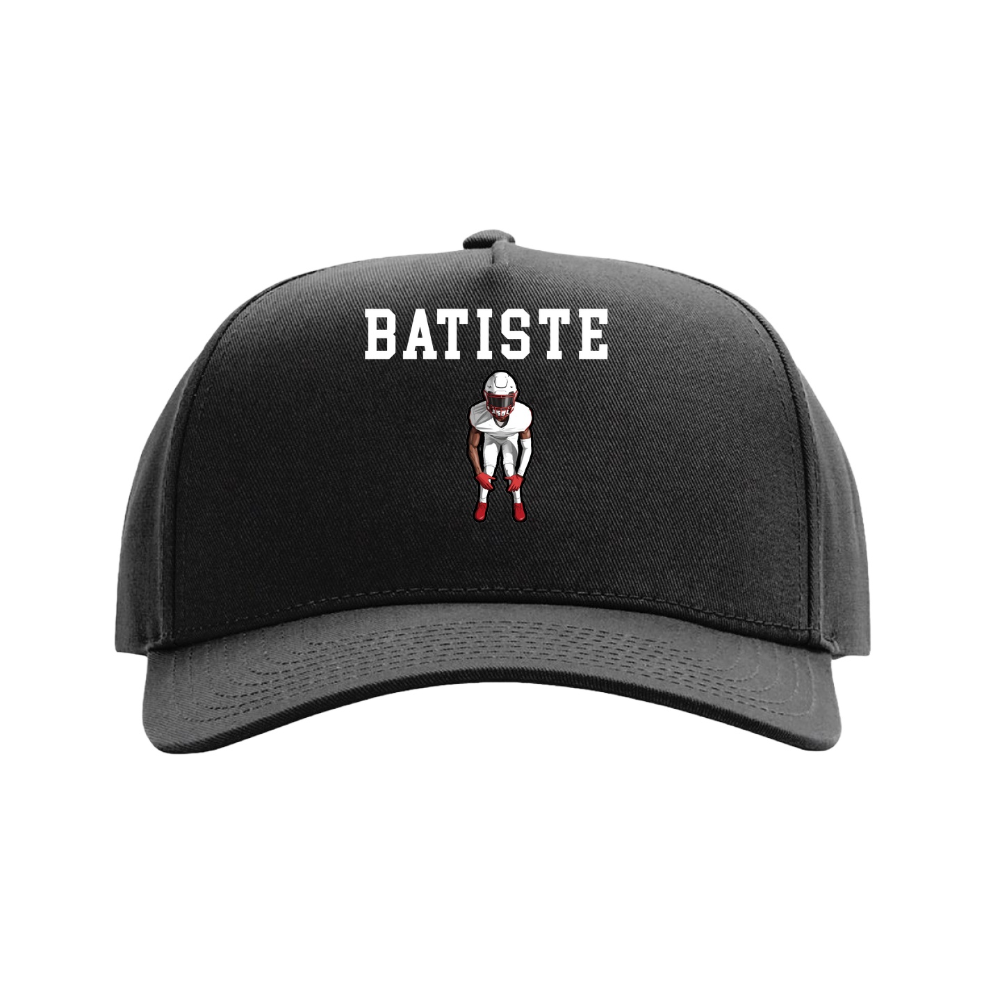 Full Fabric Five-Panel Champ Cap — Shirsey in Black