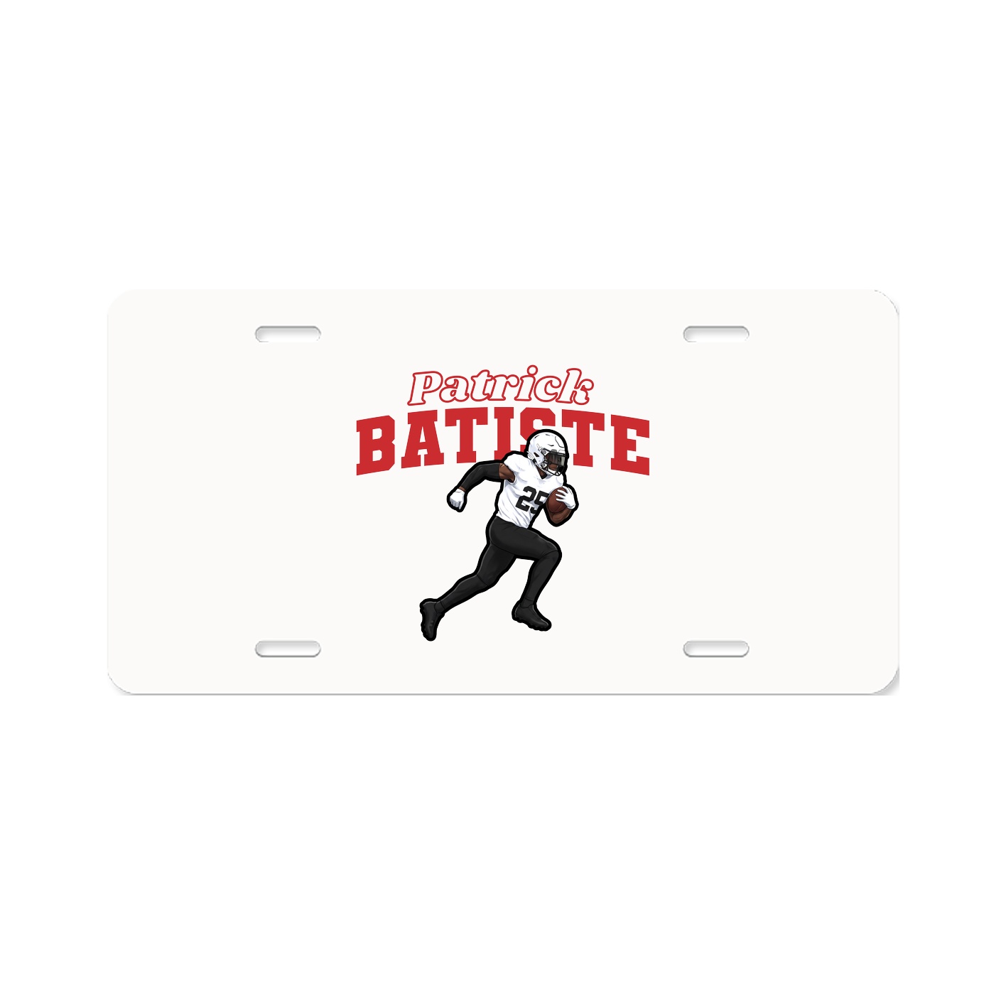 License Plate — Name Arch in Classic