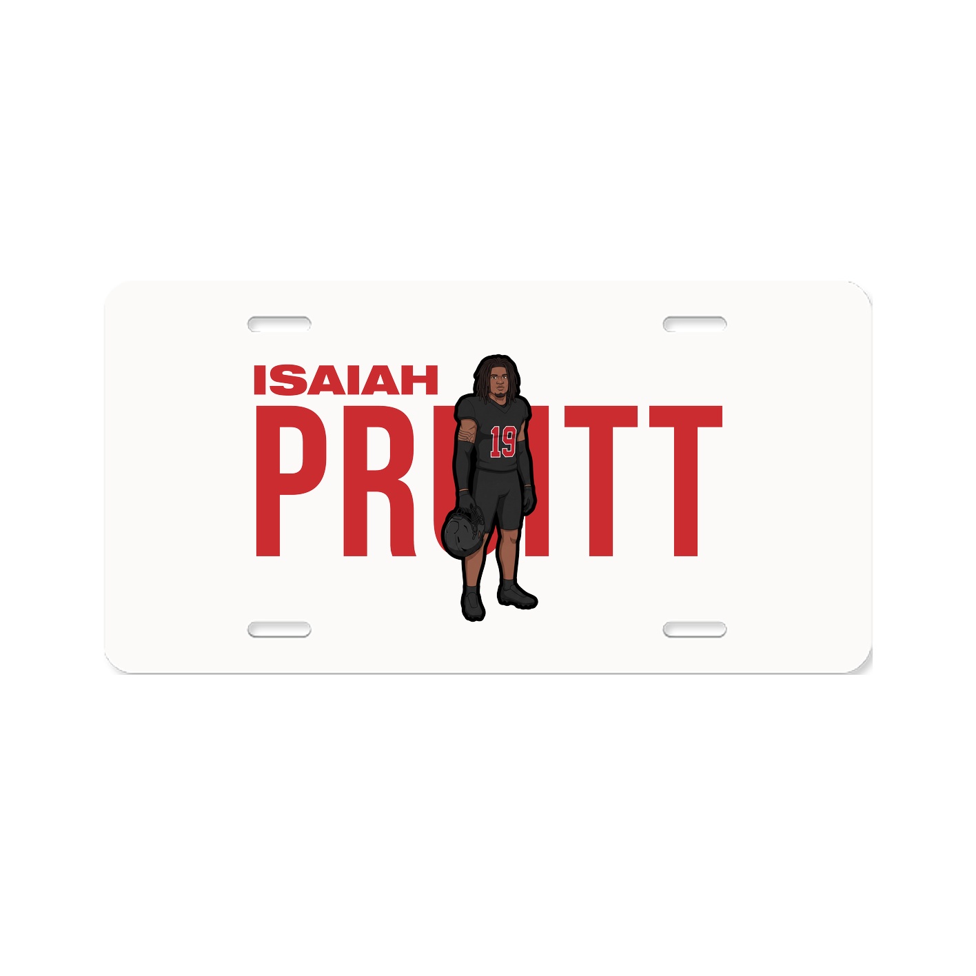 License Plate — Player Name in Classic