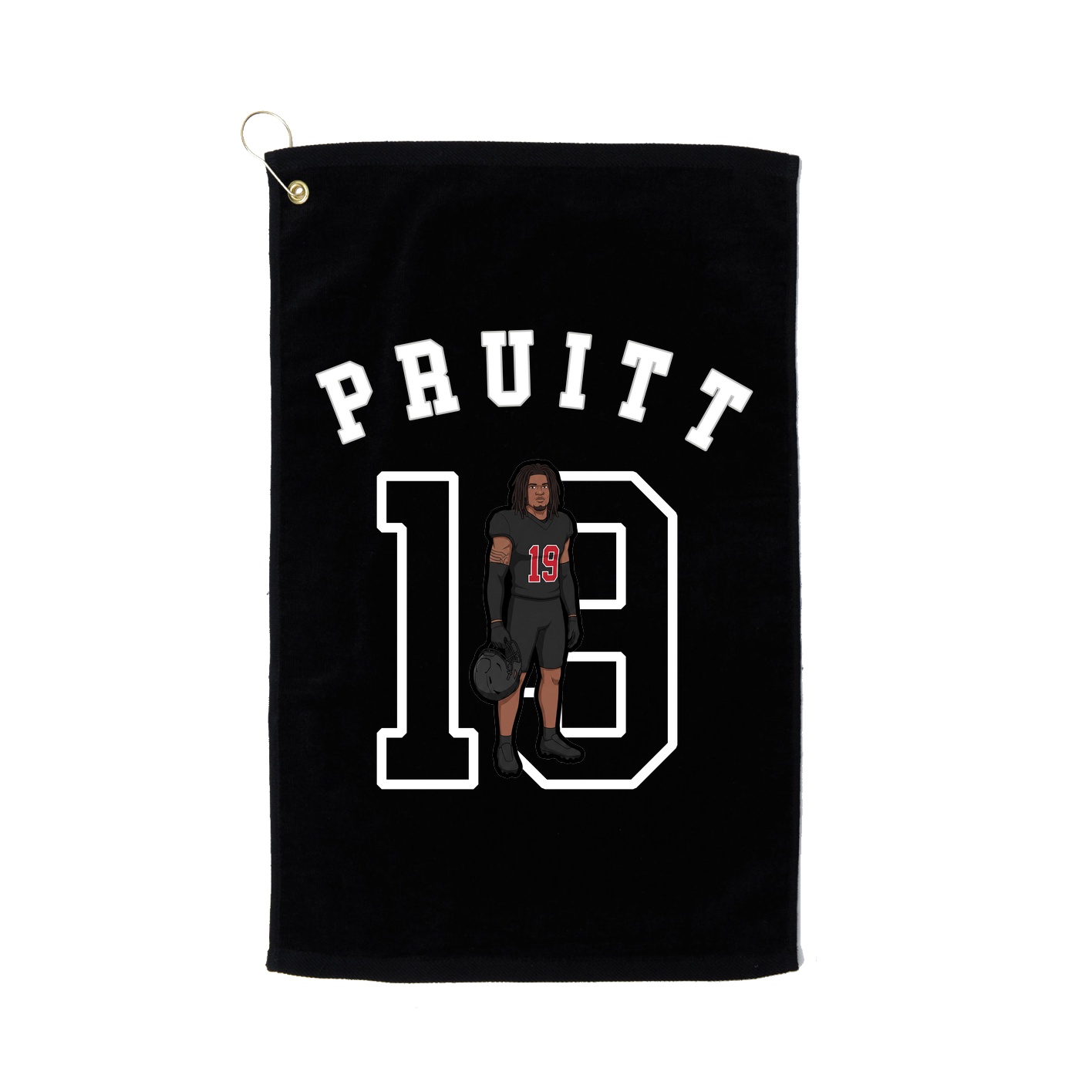 Golf Towel — Shirsey Arch in Black
