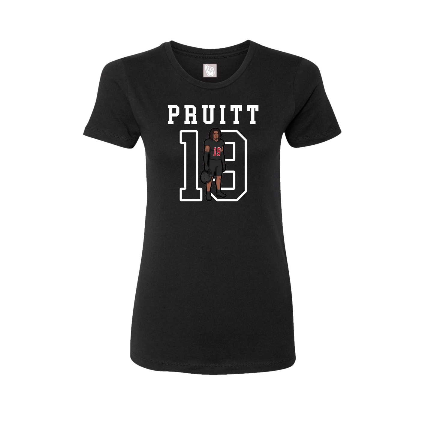 Fitted Women's Tee — Shirsey in Black
