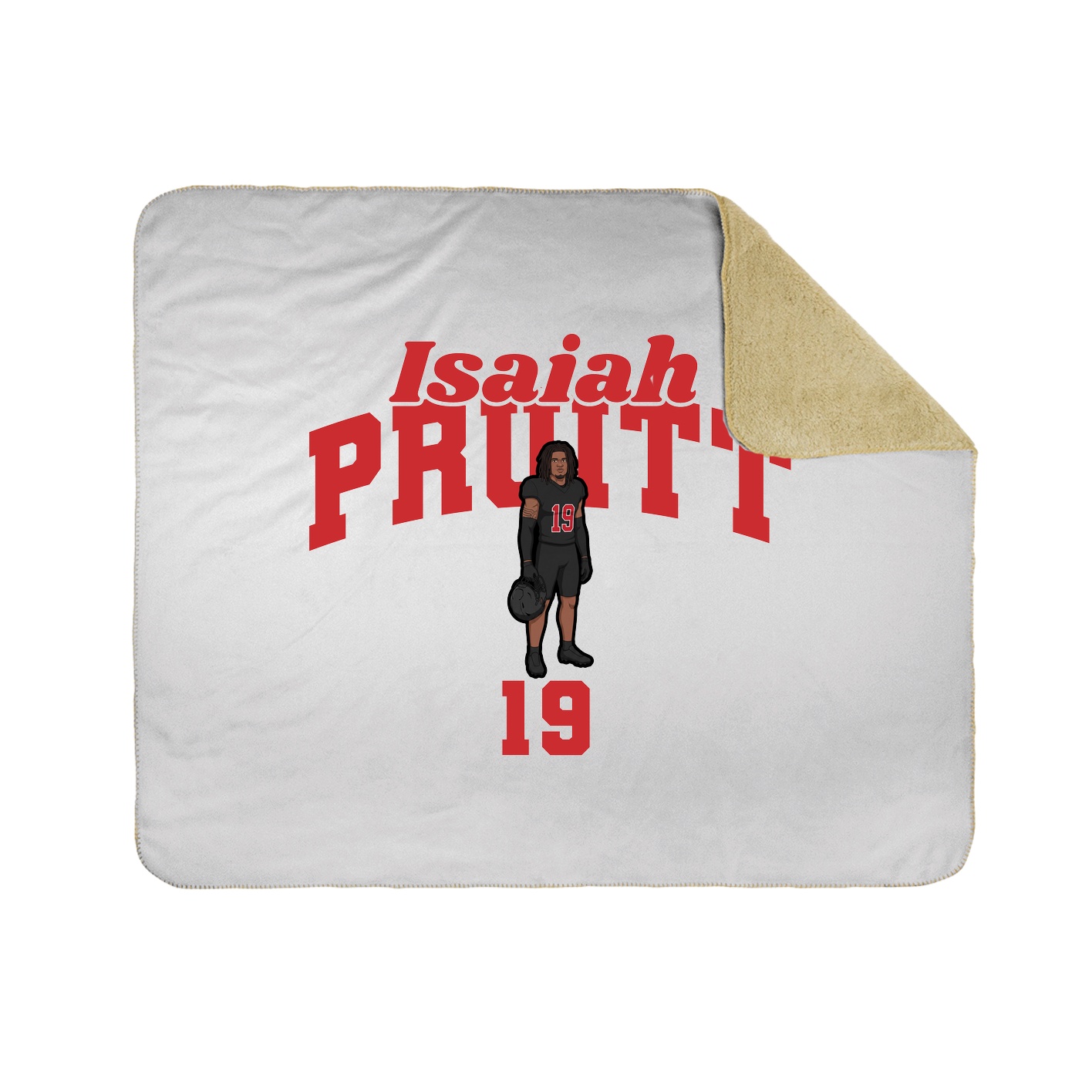 Throw Blanket — Signature Arch in White