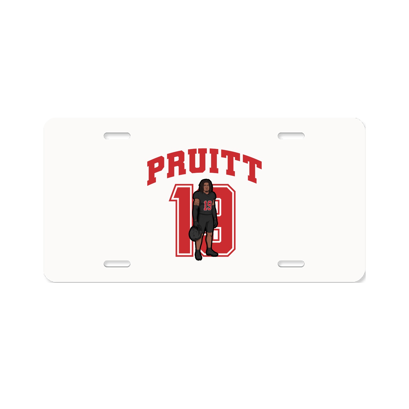 License Plate — Number in Classic