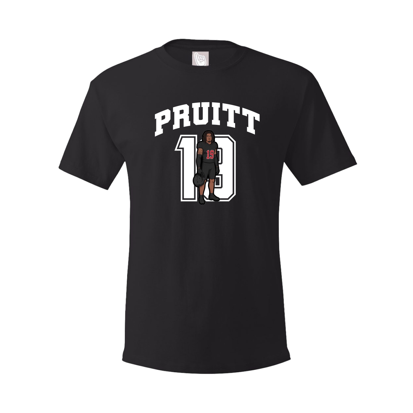 Youth Tee — Number in Black