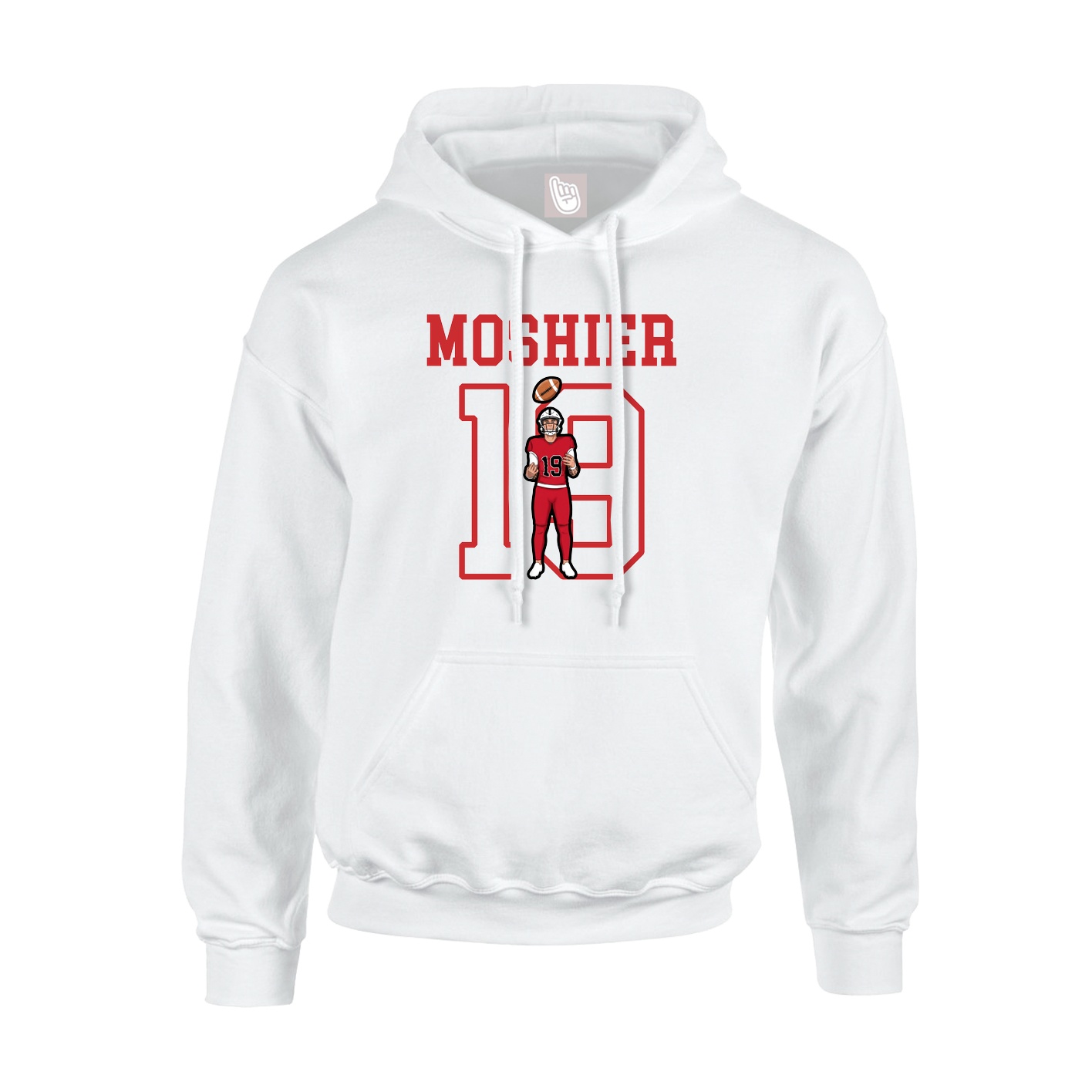 Youth Hoodie — Shirsey in White