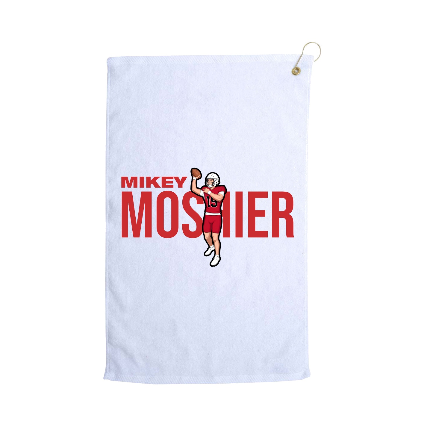 Golf Towel — Player Name in White