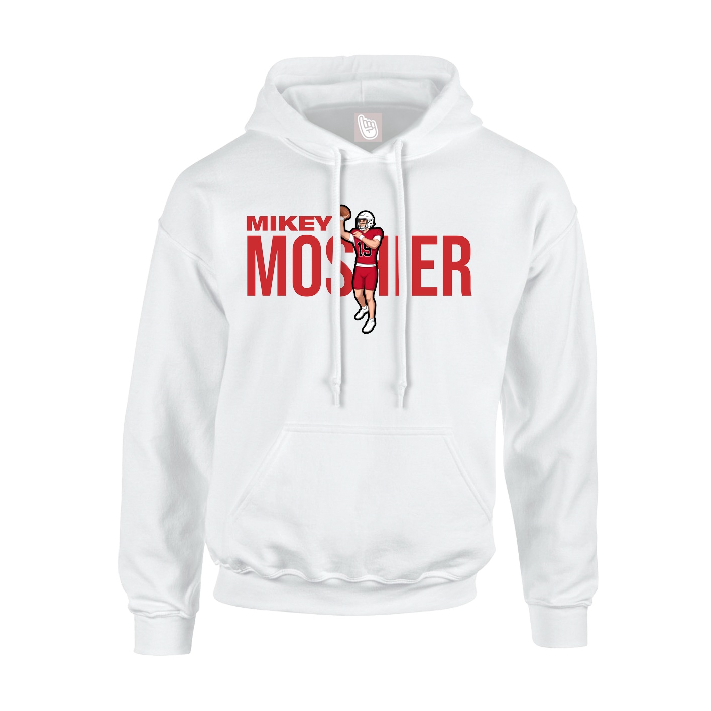 Hoodie — Player Name in White