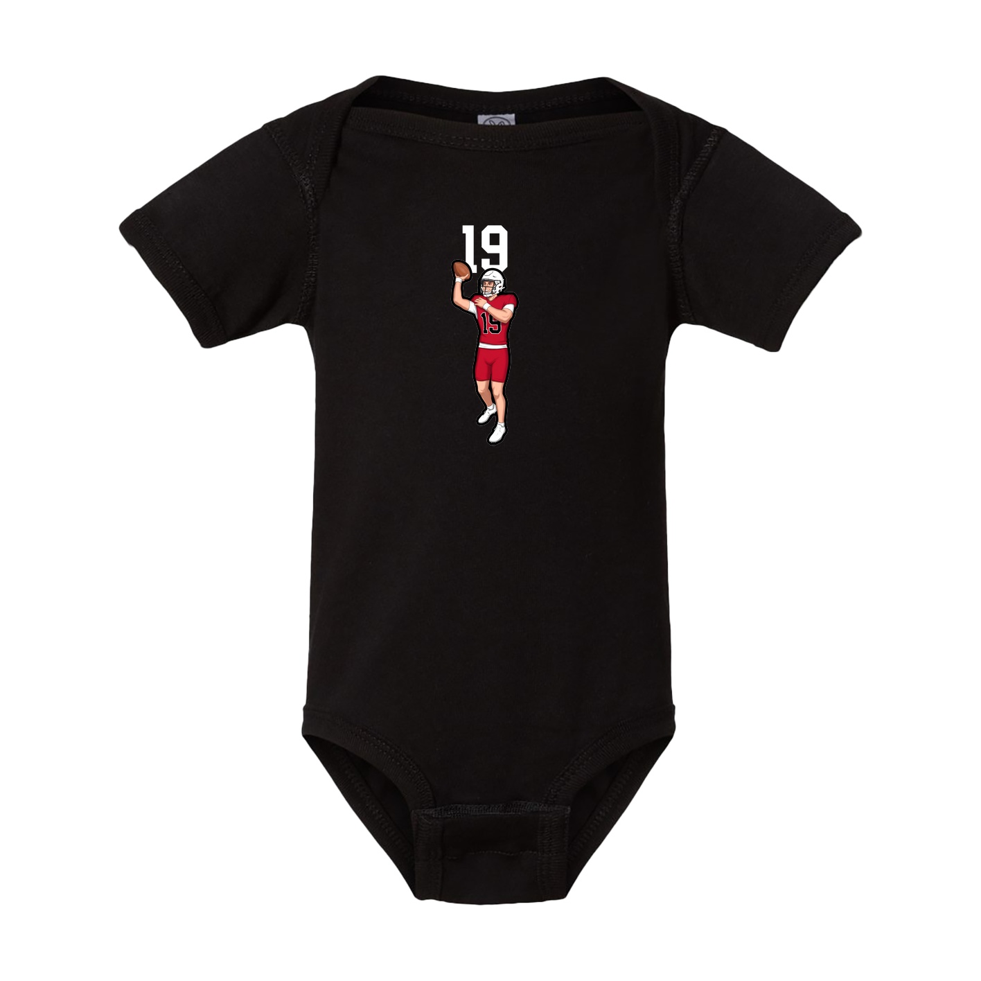 Baby Onesie — Number Top in Black
