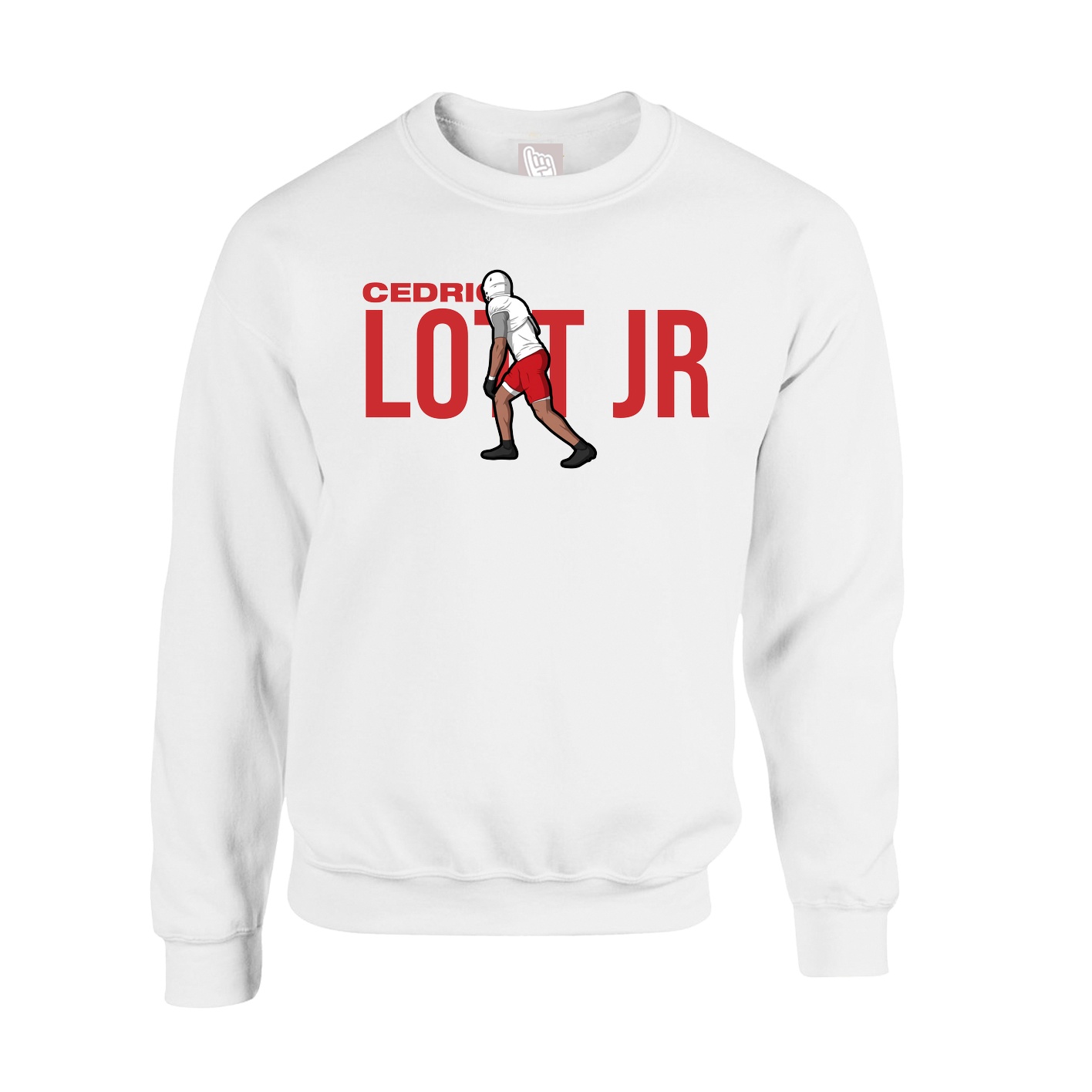 Fleece Crew — Player Name in White