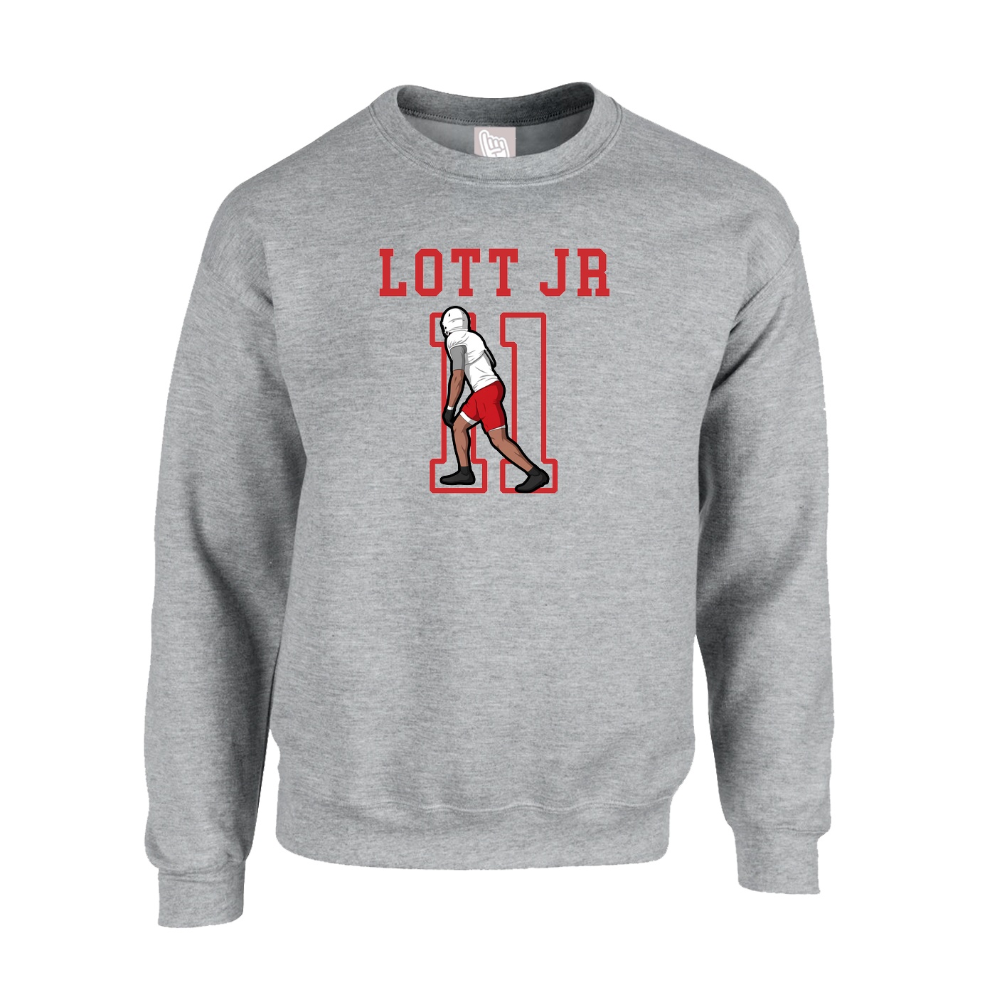 Fleece Crew — Shirsey in Grey