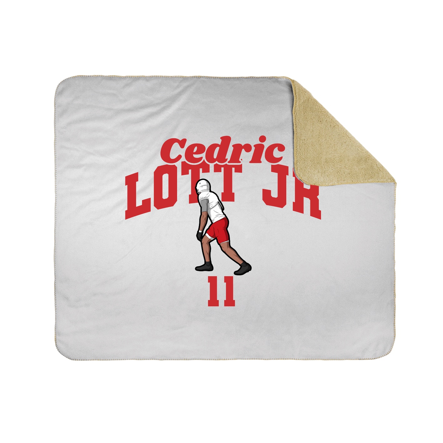 Throw Blanket — Signature Arch in White