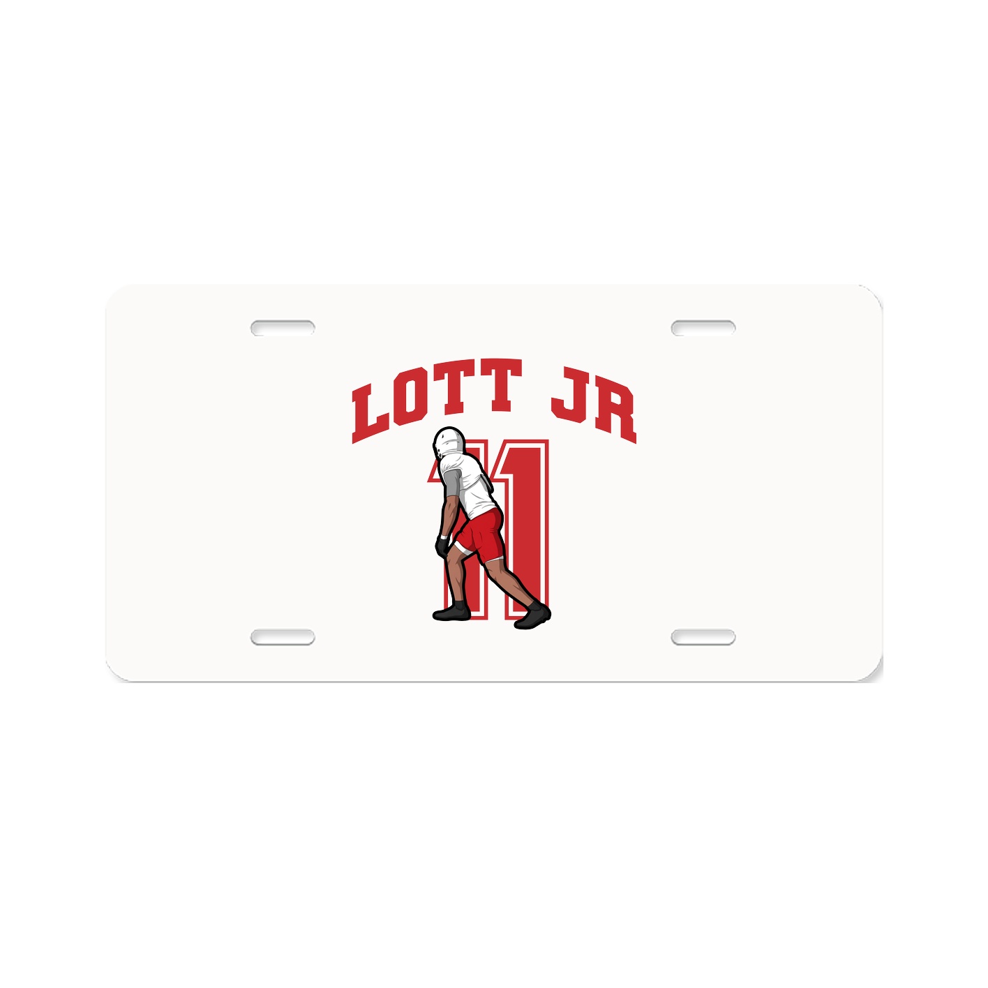 License Plate — Number in Classic