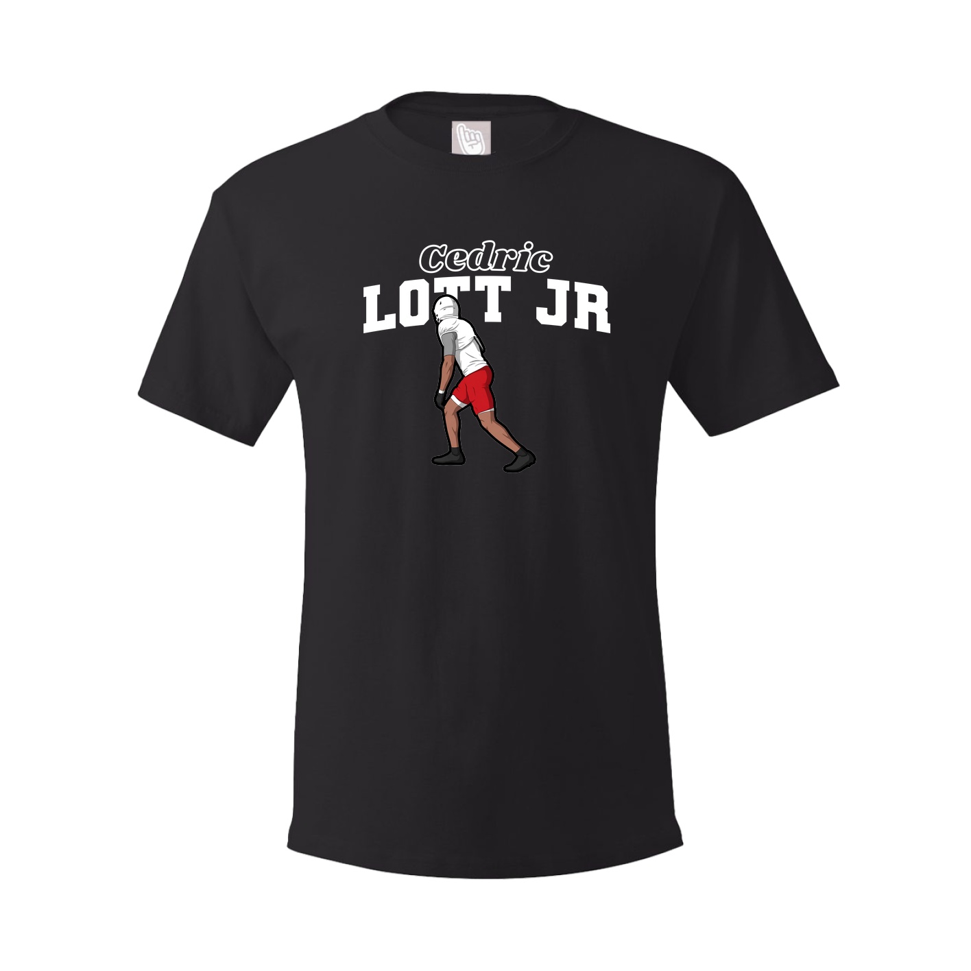 Youth Tee — Name Arch in Black