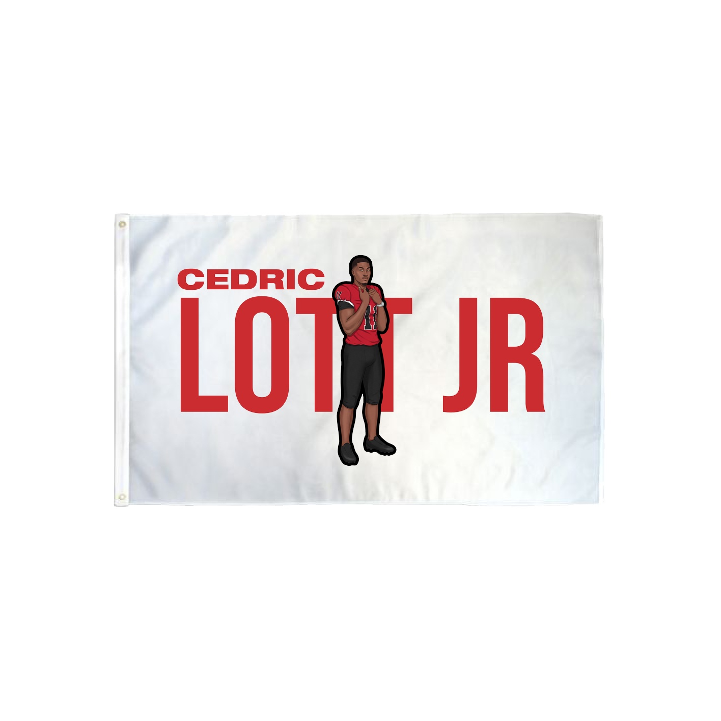 3x5 Flag — Player Name in Classic