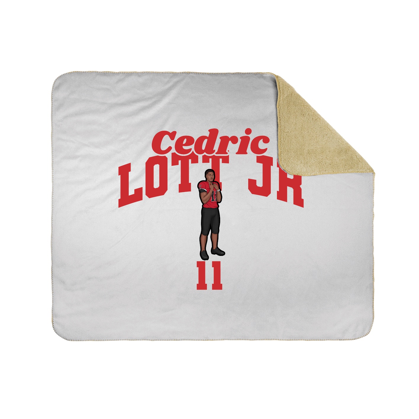Throw Blanket — Signature Arch in White