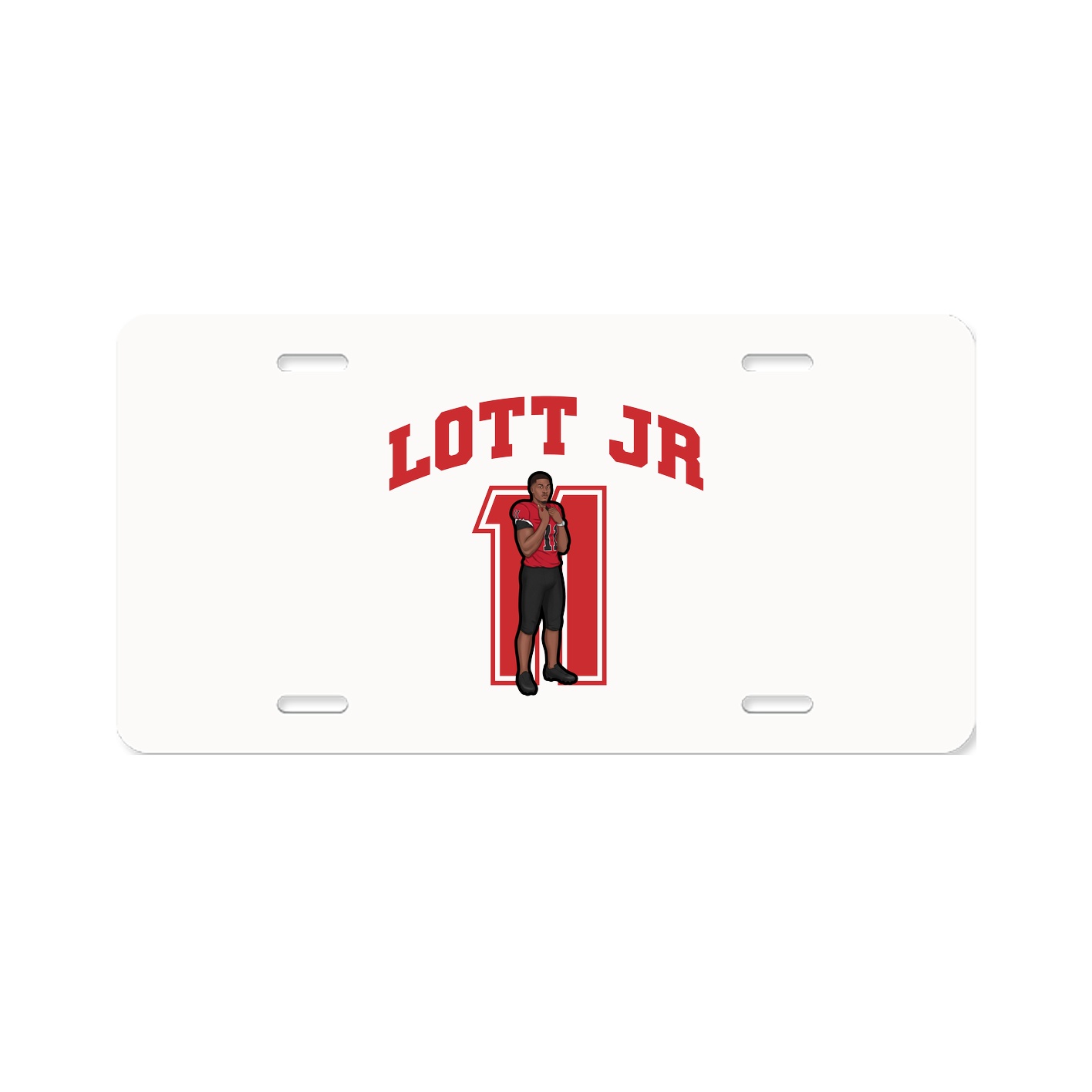 License Plate — Number in Classic