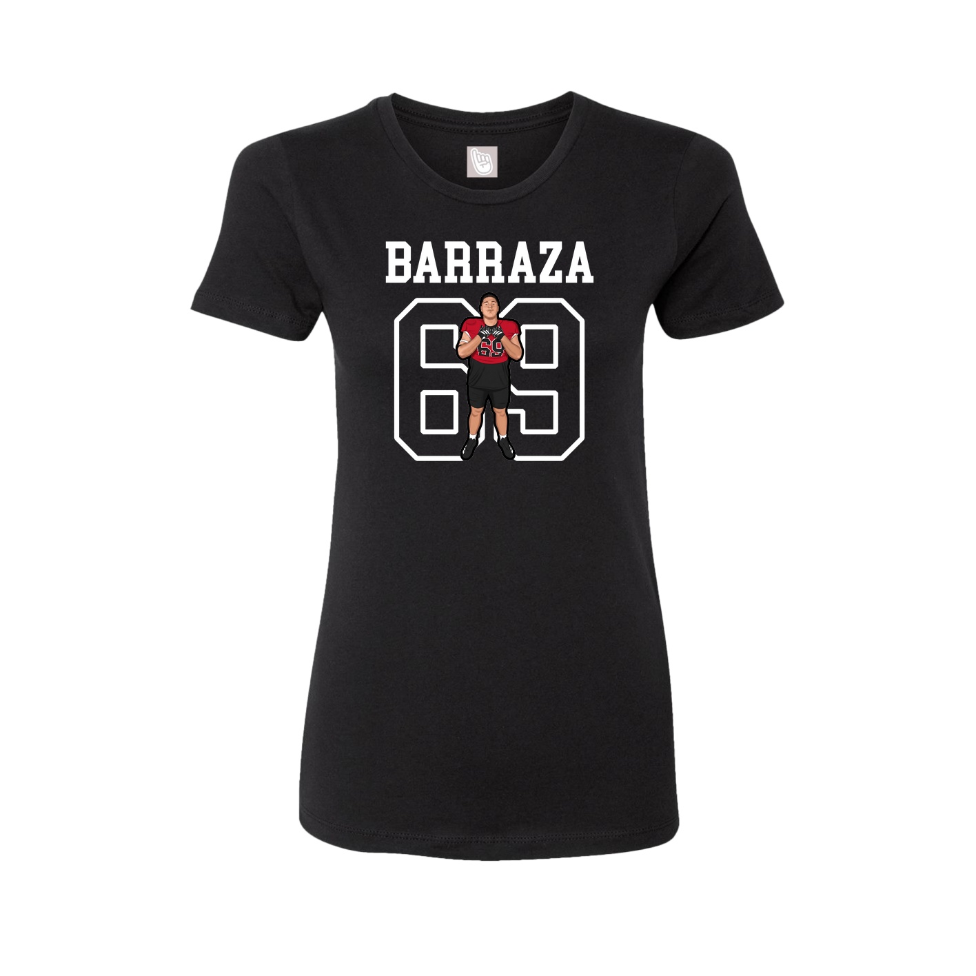 Fitted Women's Tee — Shirsey in Black