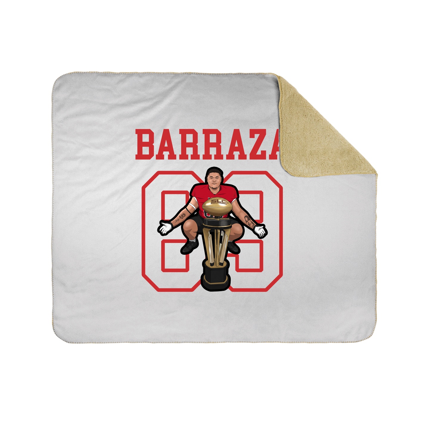 Throw Blanket — Shirsey in White
