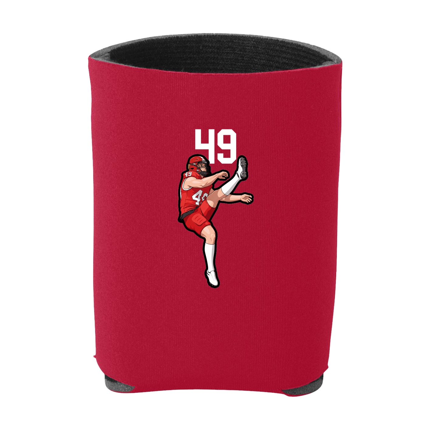 Can Holder — Number Top in Red