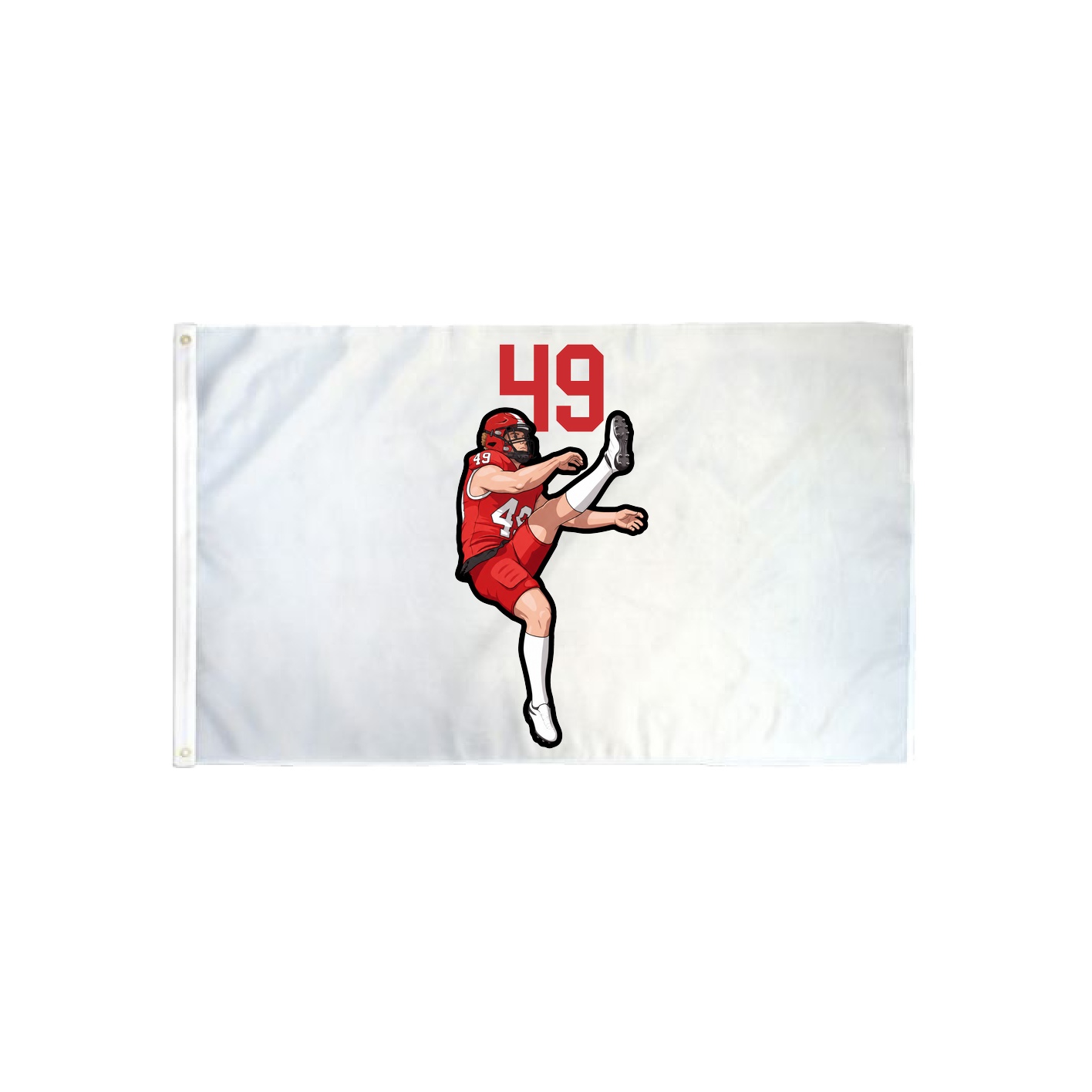 3x5 Flag — Number Top in Classic