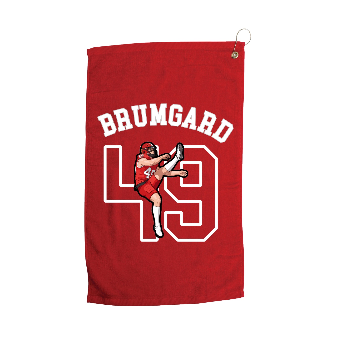 Golf Towel — Shirsey Arch in Red