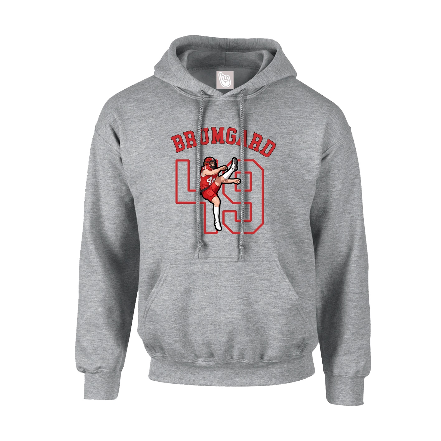 Hoodie — Shirsey Arch in Grey