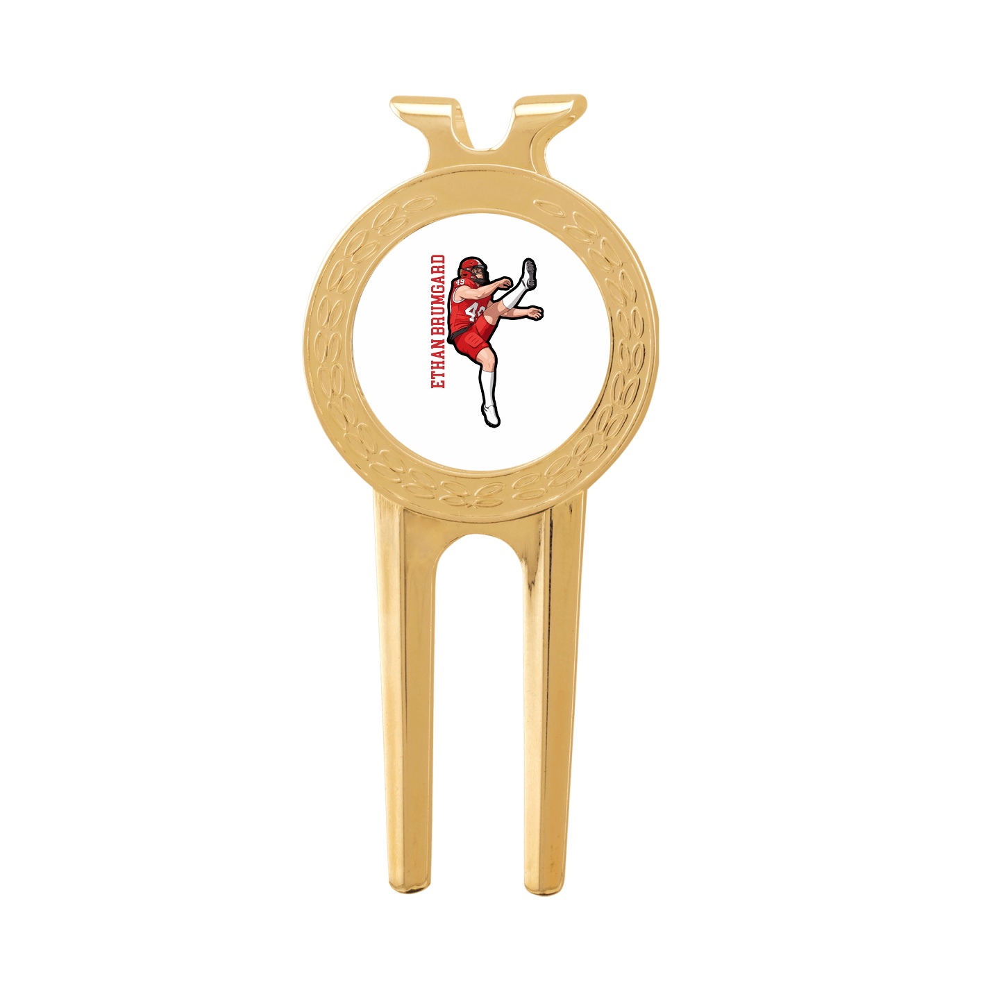 Divot Tool with Ball Marker — Name Vertical in Classic