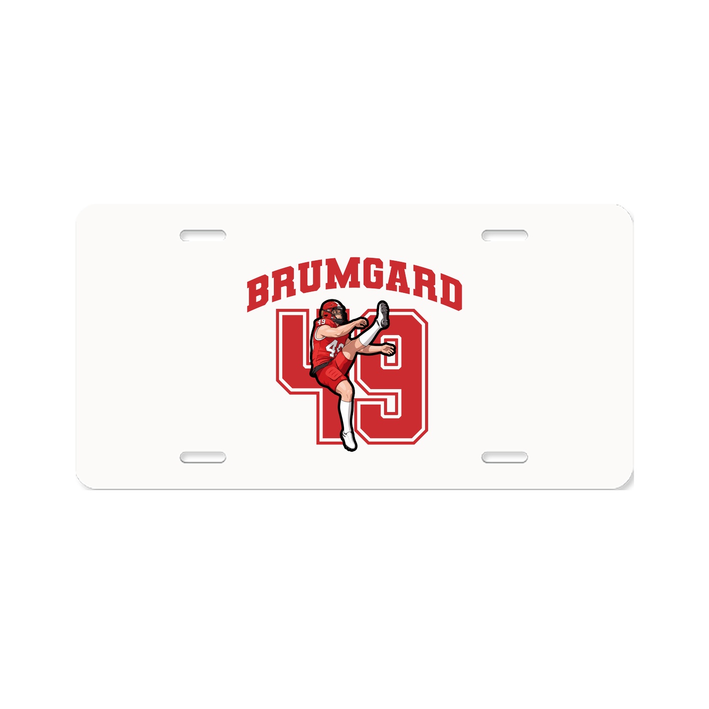 License Plate — Number in Classic