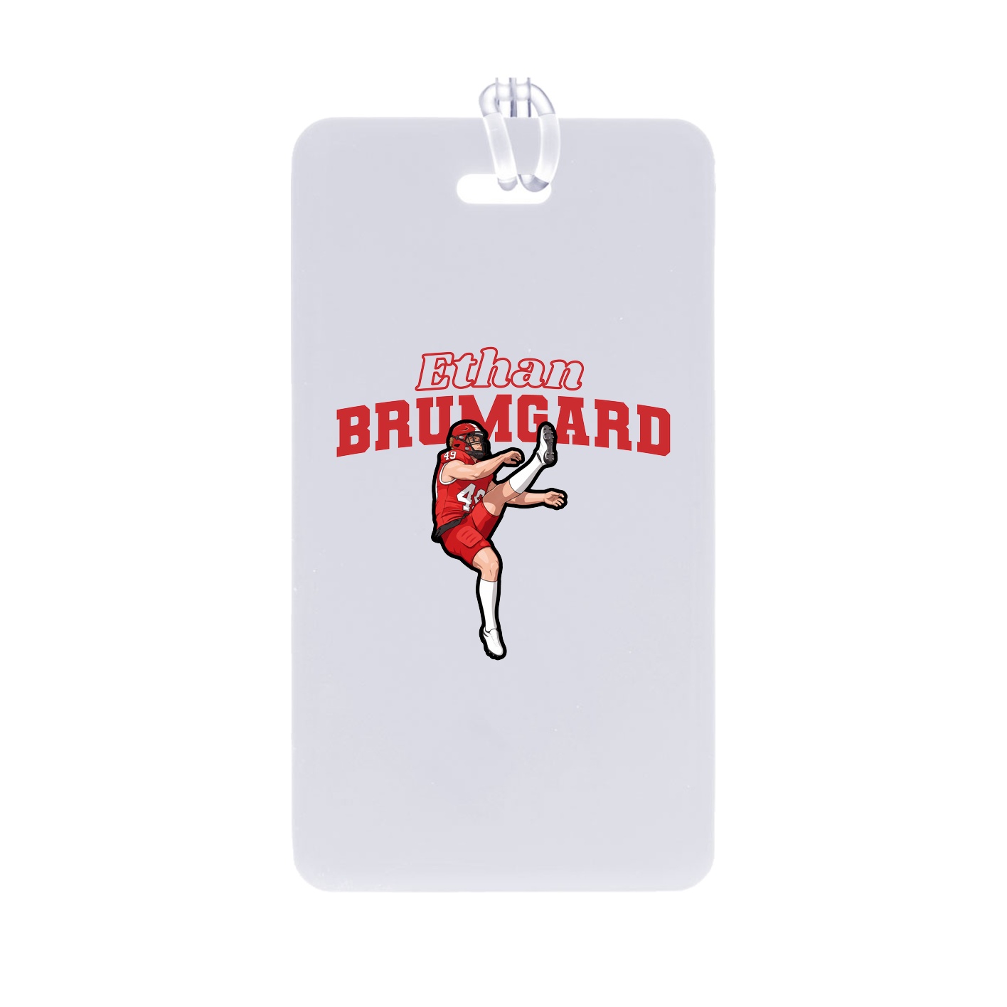 Bag Tag — Name Arch in Classic