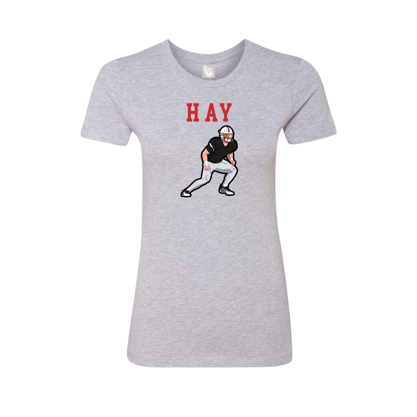 Fitted Women's Tee — Shirsey in Grey