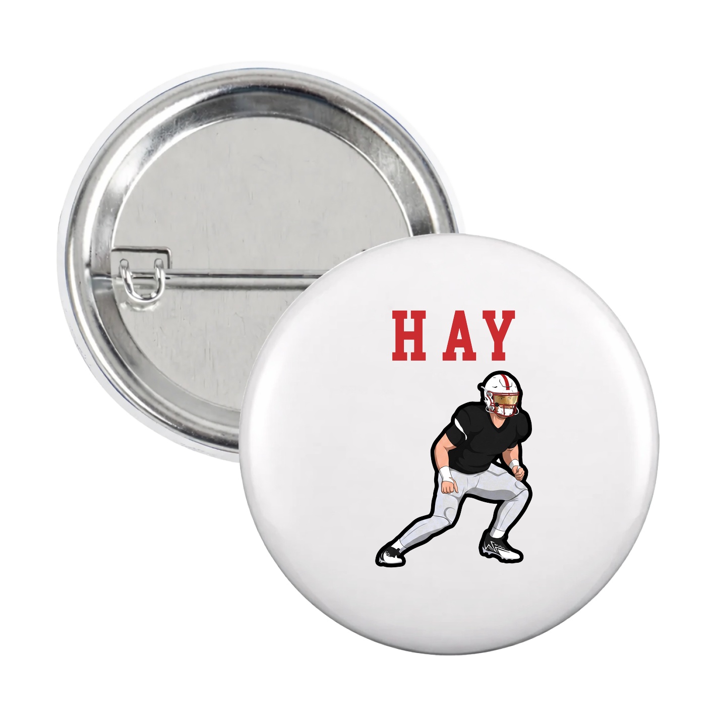 Game Day Button — Shirsey in White