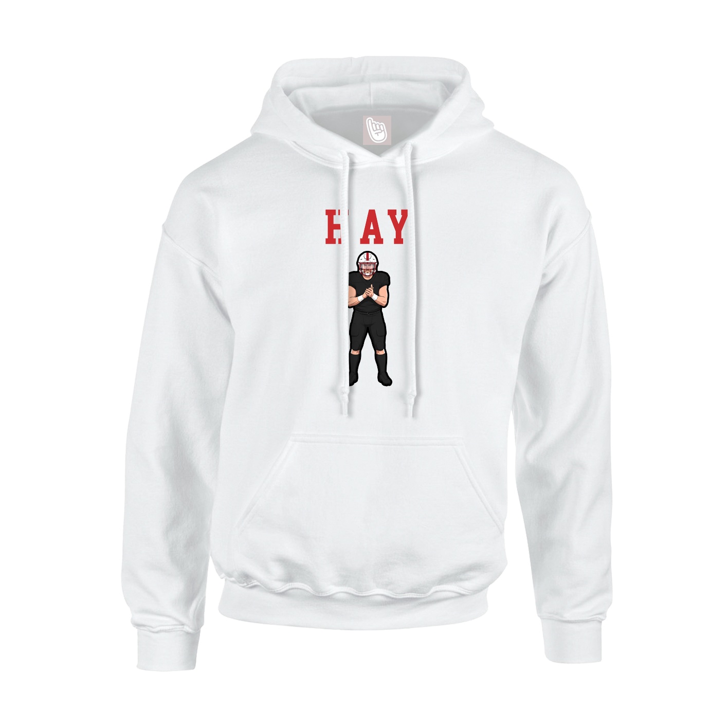 Hoodie — Shirsey in White