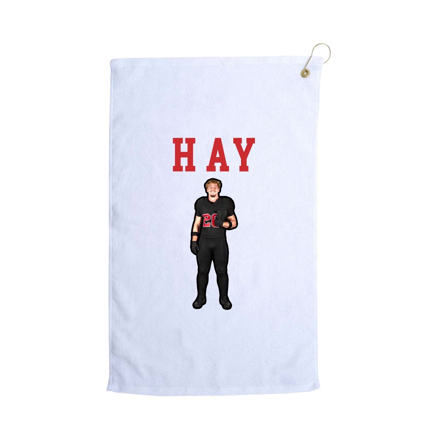Golf Towel — Shirsey in White
