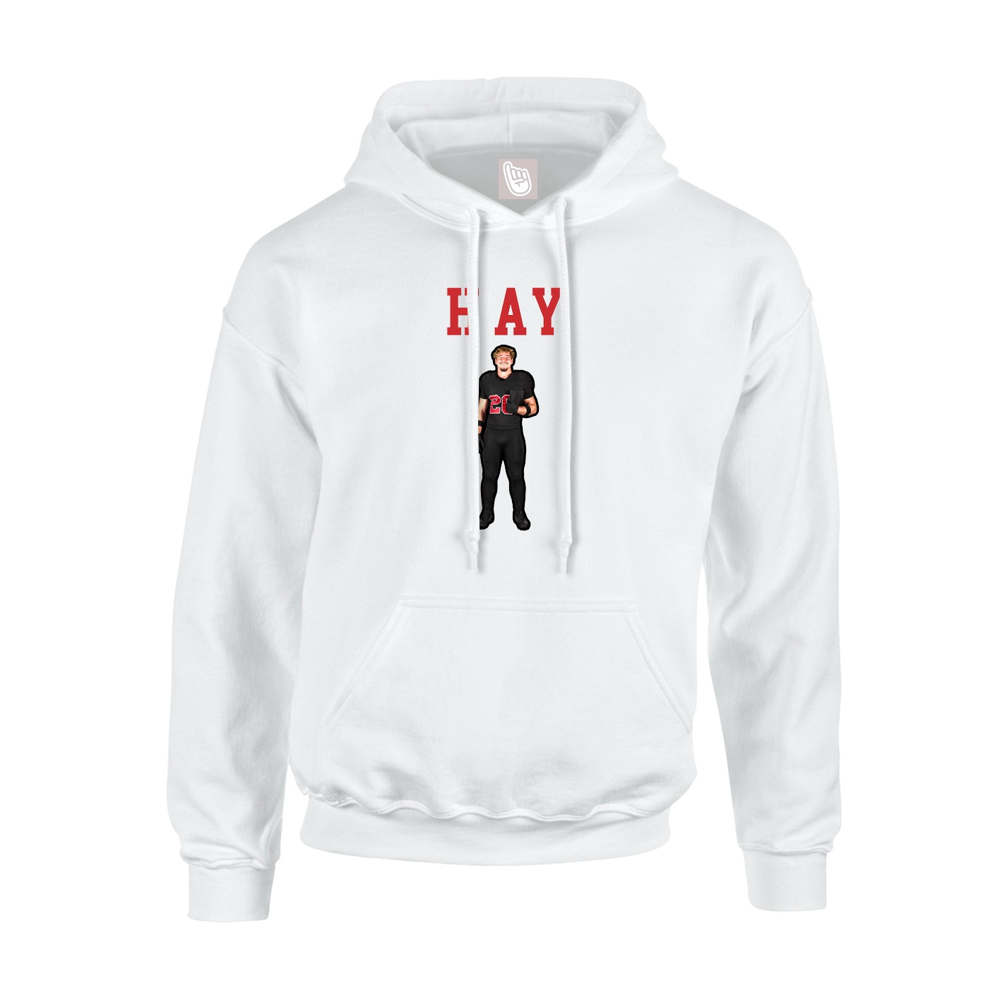 Hoodie — Shirsey in White