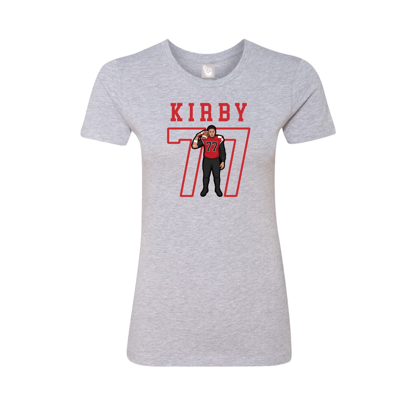 Fitted Women's Tee — Shirsey in Grey