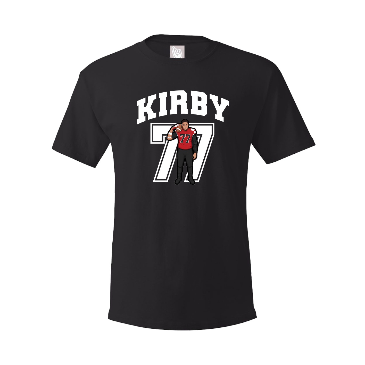 Youth Tee — Number in Black