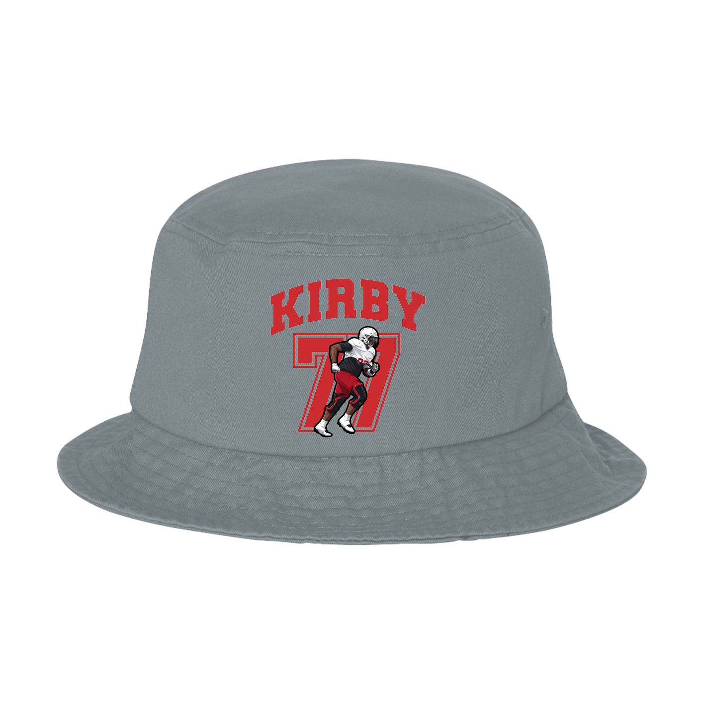 Bucket Cap — Number in Grey