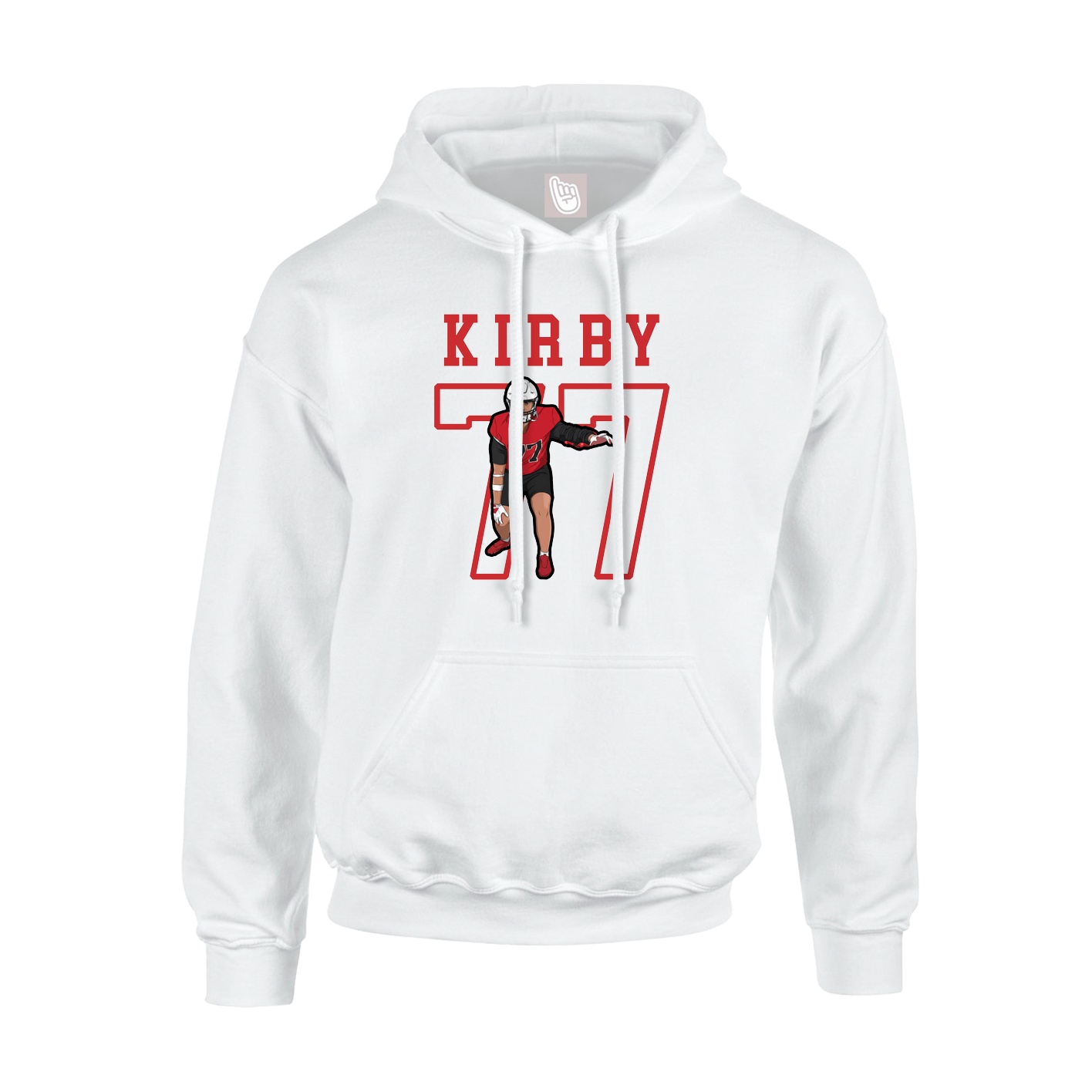 Hoodie — Shirsey in White