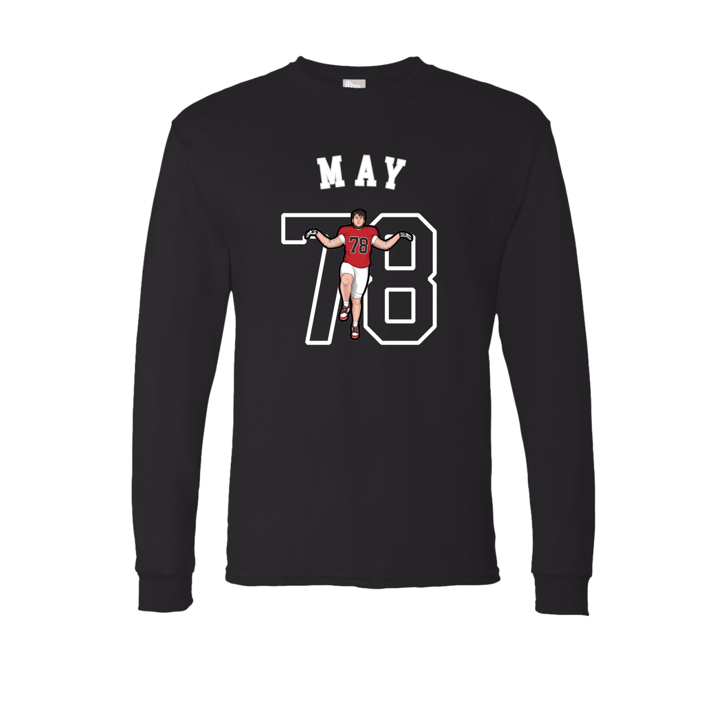 Long Sleeve Tee — Shirsey Arch in Black