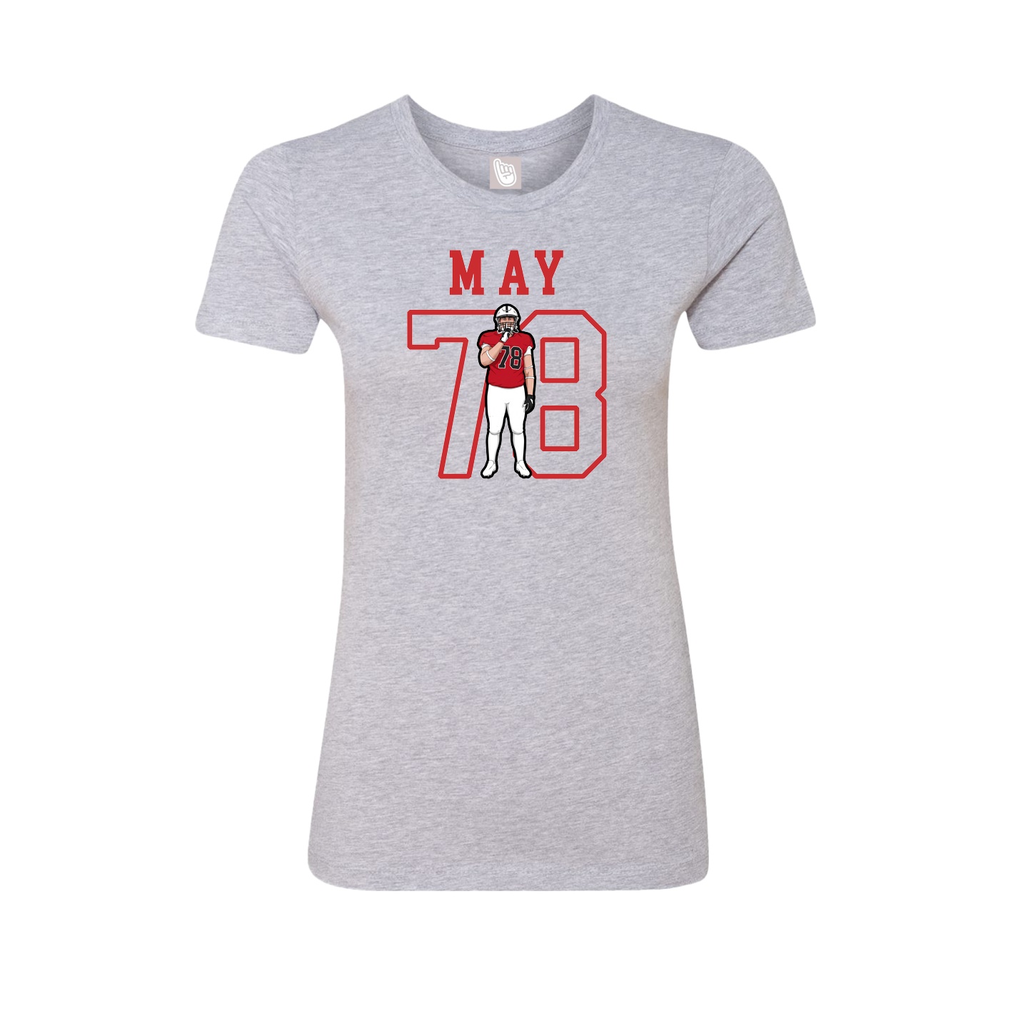 Fitted Women's Tee — Shirsey in Grey