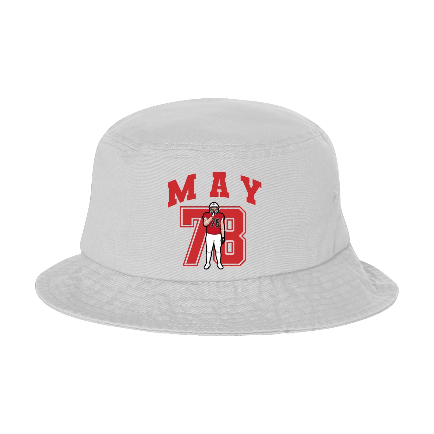Bucket Cap — Number in White
