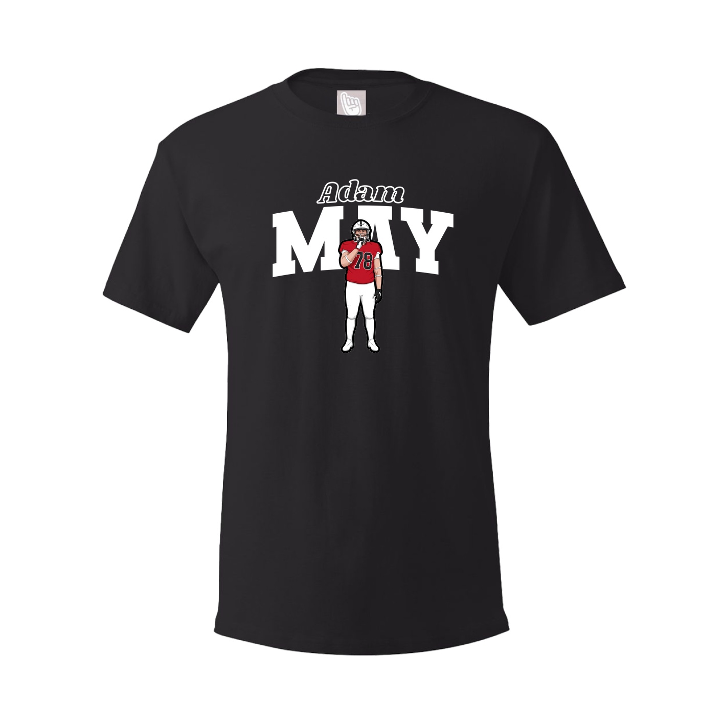Youth Tee — Name Arch in Black