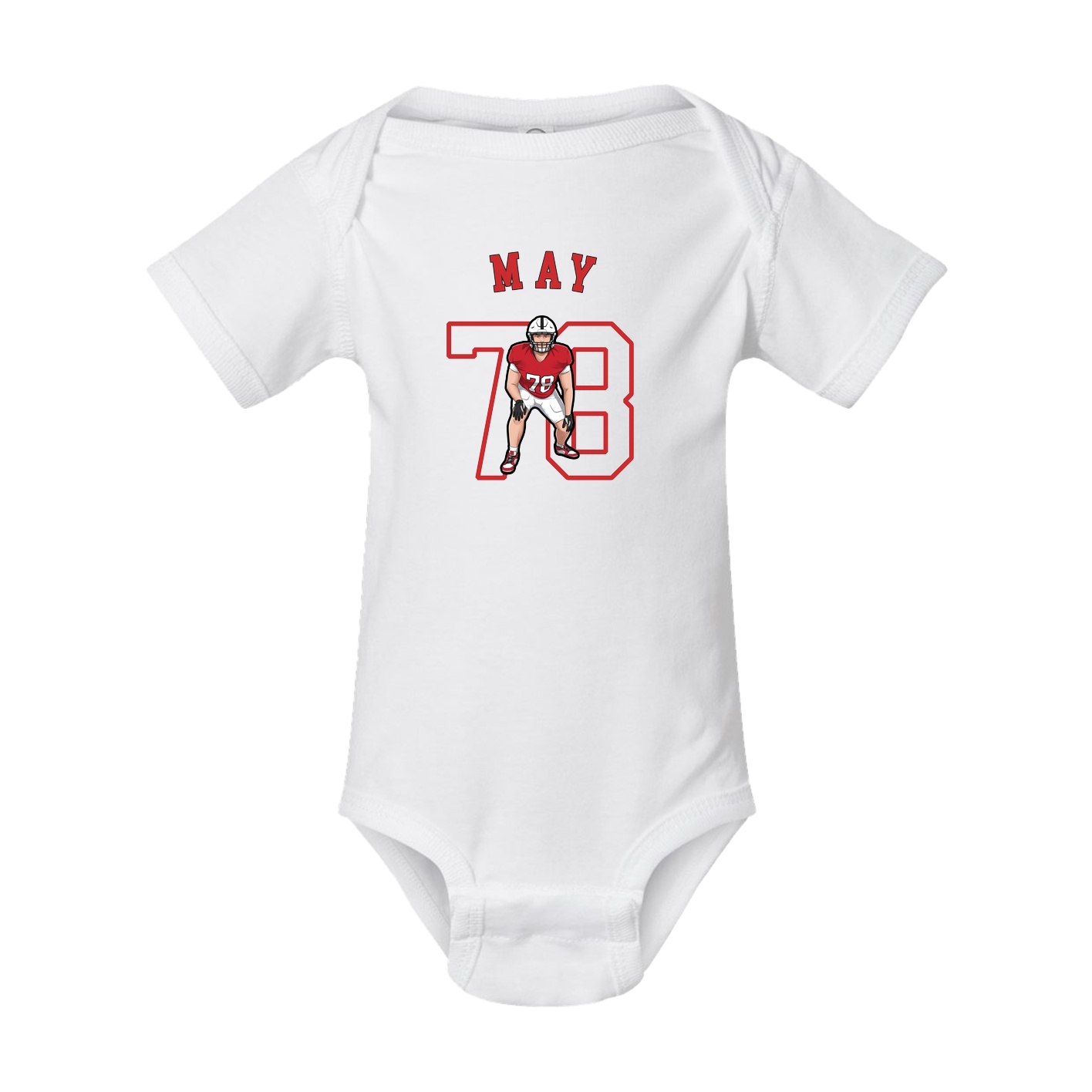 Baby Onesie — Shirsey Arch in White
