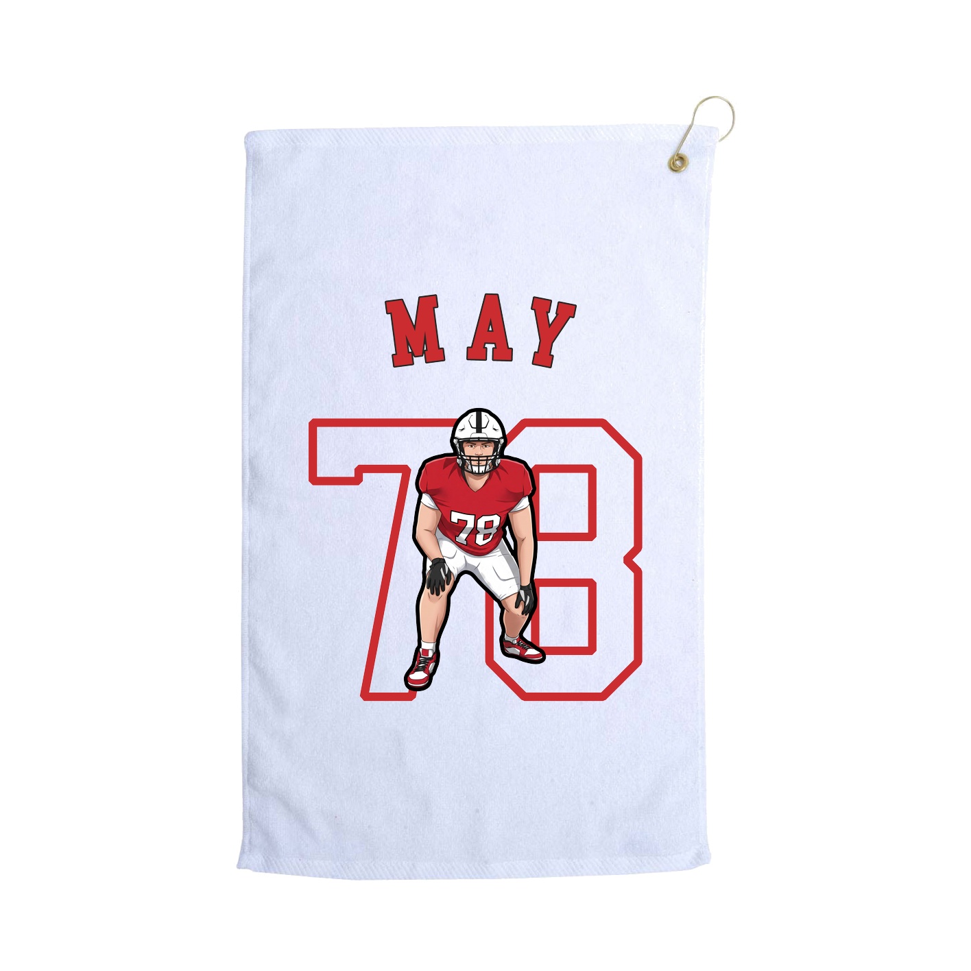 Golf Towel — Shirsey Arch in White