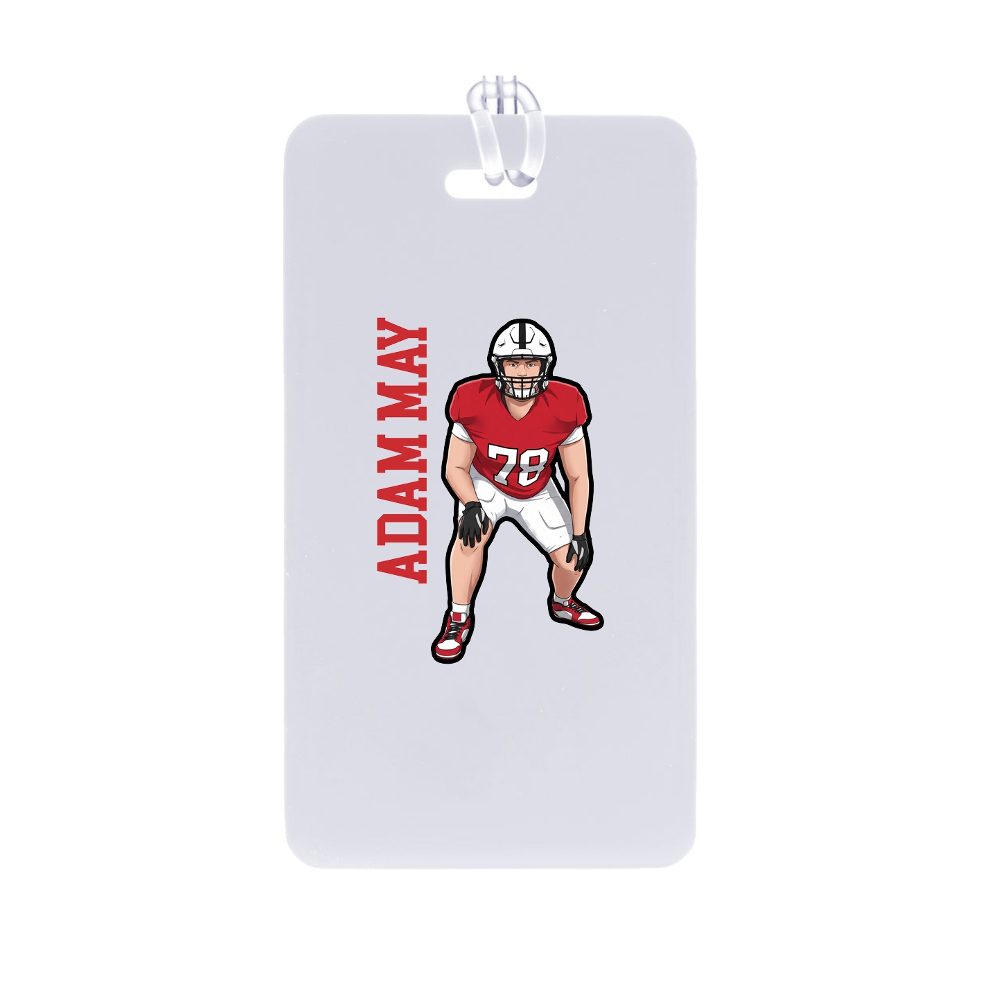 Bag Tag — Name Vertical in Classic