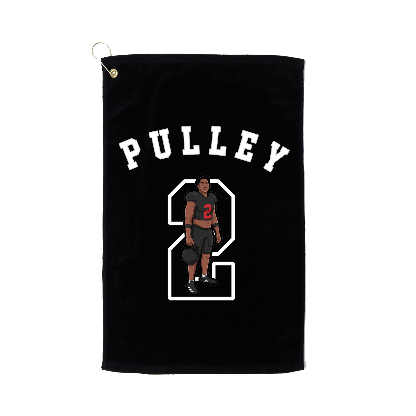 Golf Towel — Shirsey Arch in Black