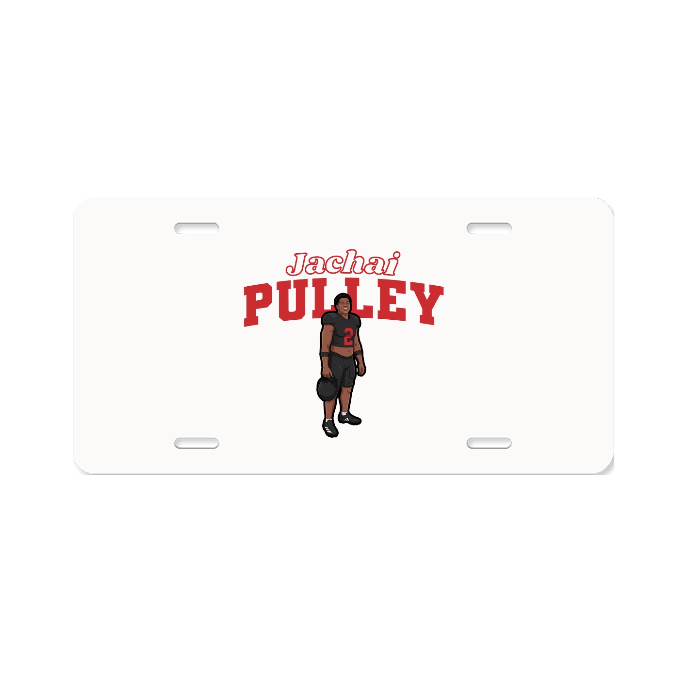 License Plate — Name Arch in Classic