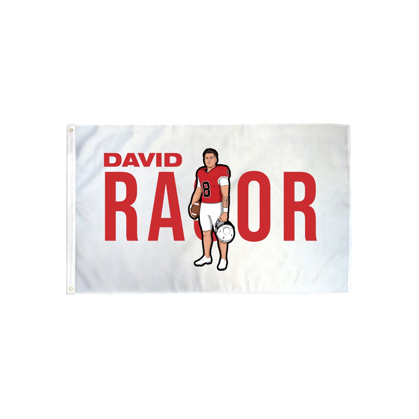 3x5 Flag — Player Name in Classic